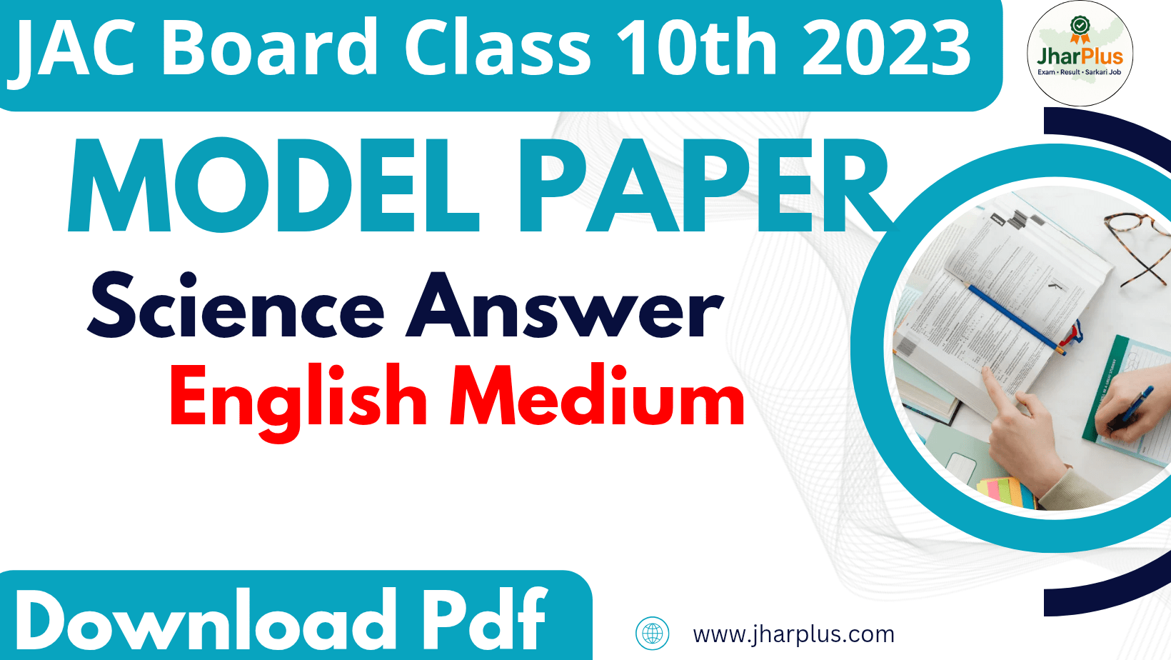 JAC model paper 2023 science English medium class 10th easy answers questions